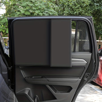 Magnetic Block UV Rays Sunshades for Vehicle Side Windows Set of 4