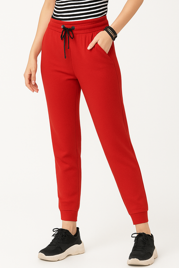 Women’s Jogger Pants – Bold Red'/ MH