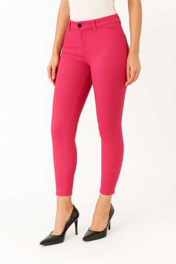 Women’s Slim Fit Belt System Pants – Hot Pink'/MH