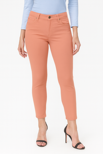 Women’s Slim Fit Belt System Pants – Peach'/MH