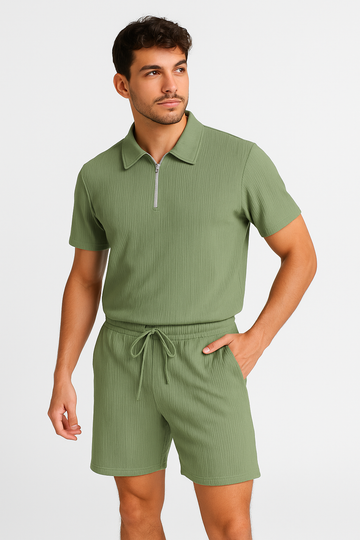 Men's Ridge Zip Polo Co-ord Set I MH
