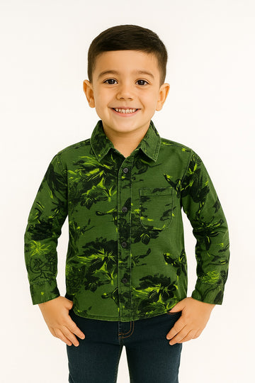Green Grove Print Shirt MH