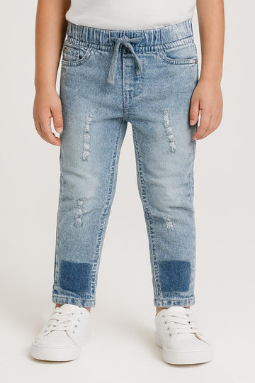 Kids StreetStyle Dual-Tone Denim Pants I MH