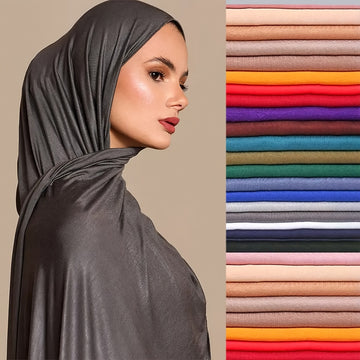 Solid Color Muslim Hijab Thin Breathable Soft Cozy Scarf '/MH