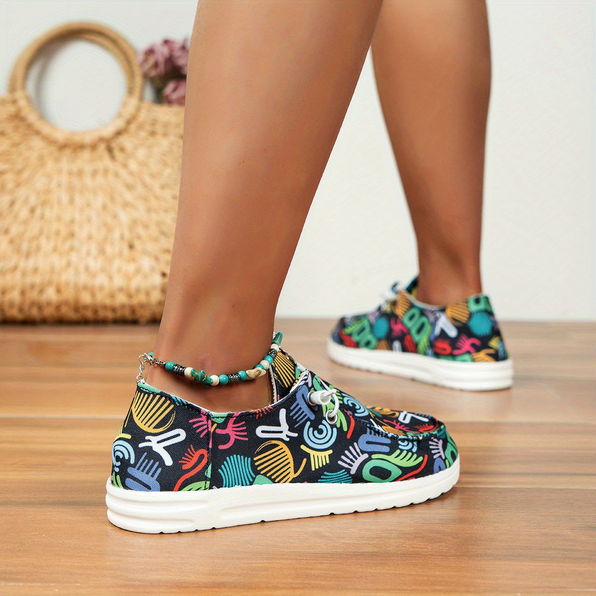 Women's Trendy Canvas Shoes,/MH