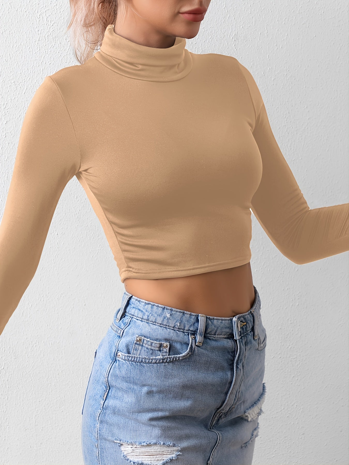 European and American Fashion Sexy Short Women's Top .