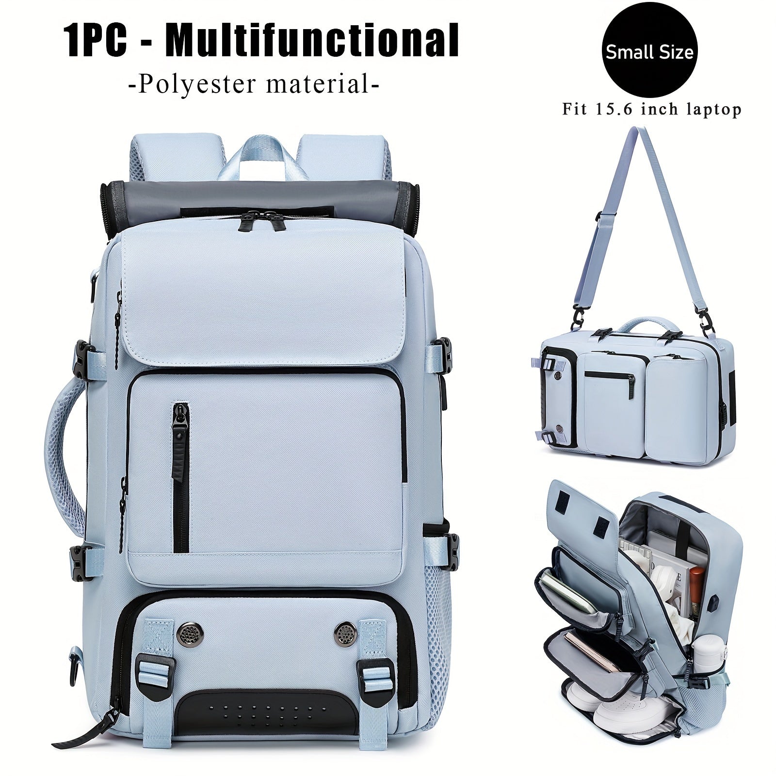 Versatile Large-Capacity Backpack for Men & Women - Durable Hiking & Camping Bag with Shoe Compartment, USB Charging Port, and Multiple Pockets - Ideal for Business and Personal Gifts, Camping Backpack