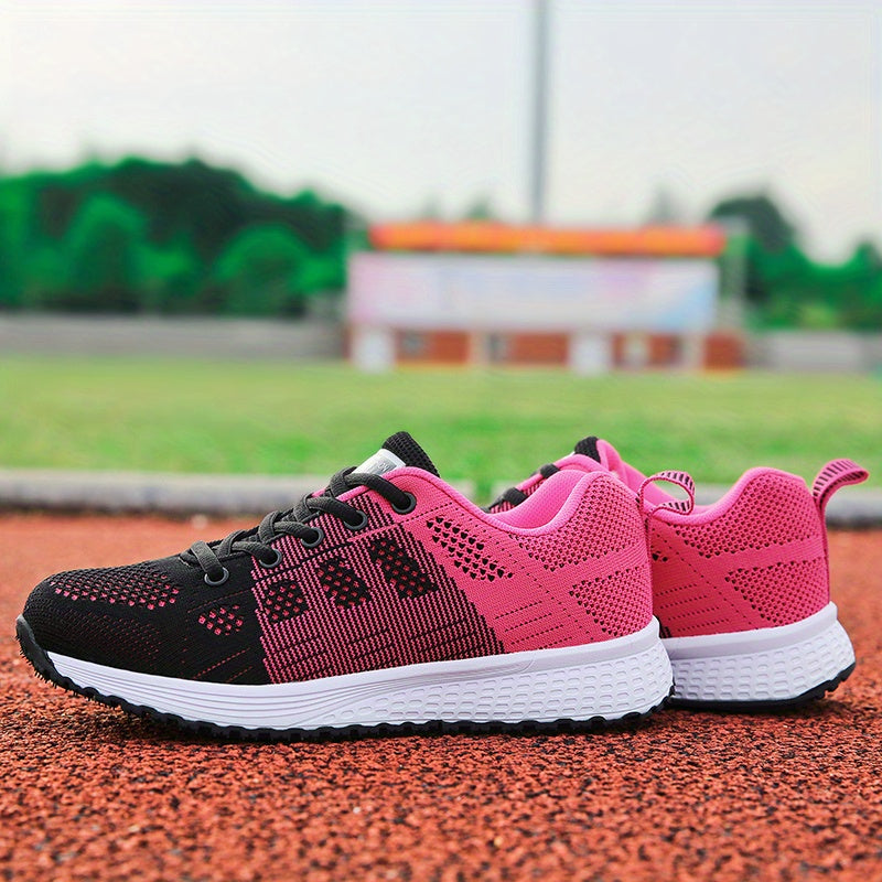 Women's Flying Woven Breathable Running Training Shoes, /MH