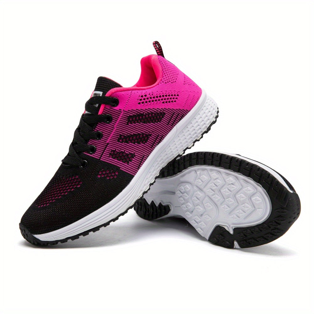 Women's Flying Woven Breathable Running Training Shoes, /MH