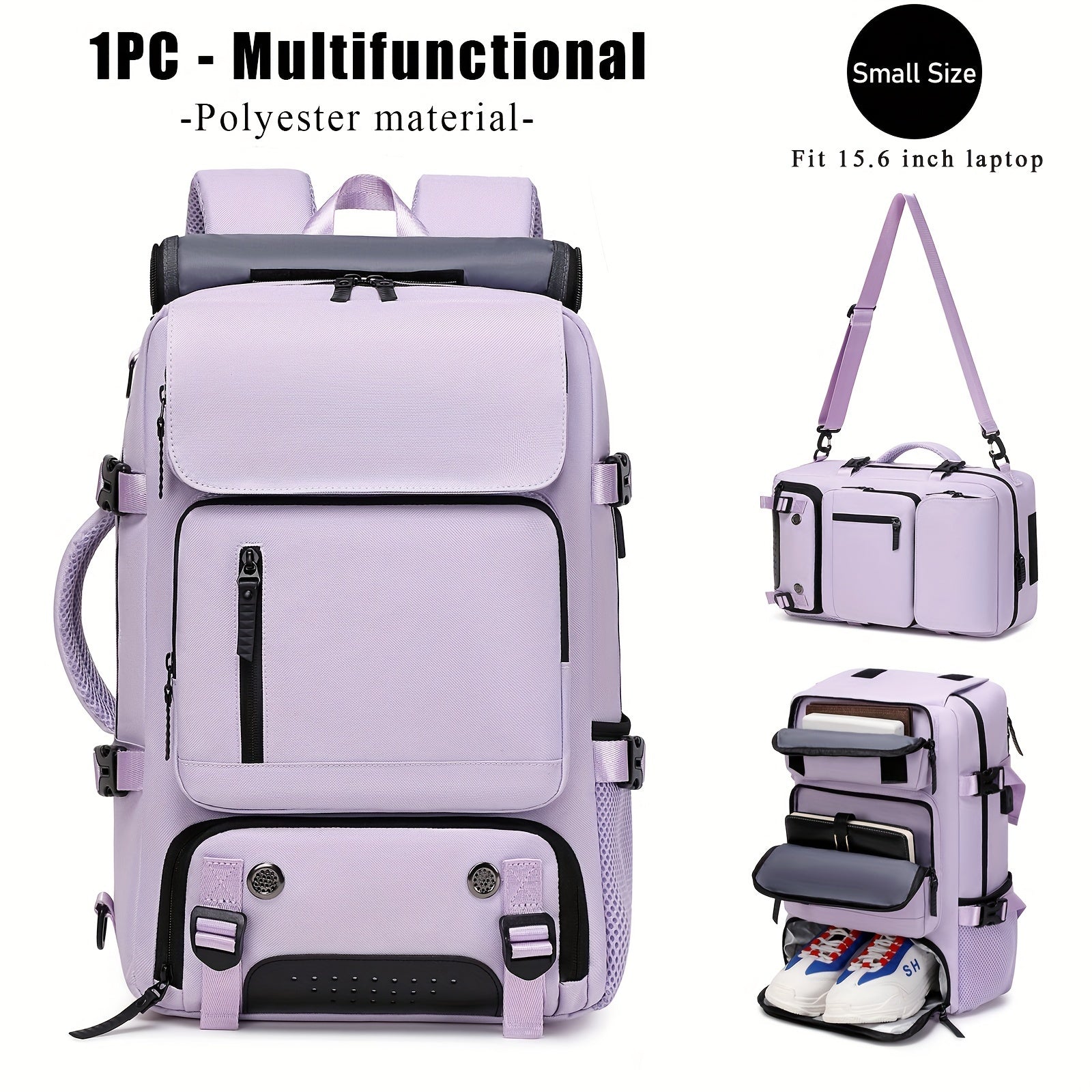 Versatile Large-Capacity Backpack for Men & Women - Durable Hiking & Camping Bag with Shoe Compartment, USB Charging Port, and Multiple Pockets - Ideal for Business and Personal Gifts, Camping Backpack