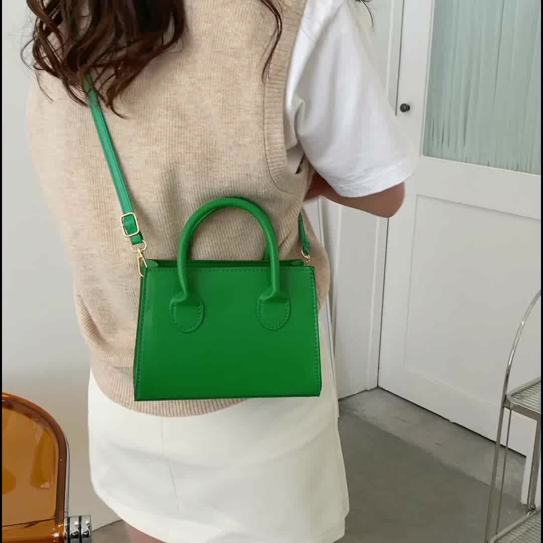 Minimalist Black Small Square Abg, All-Match Top Handle Purse, Classic Shoulder Bag For Work