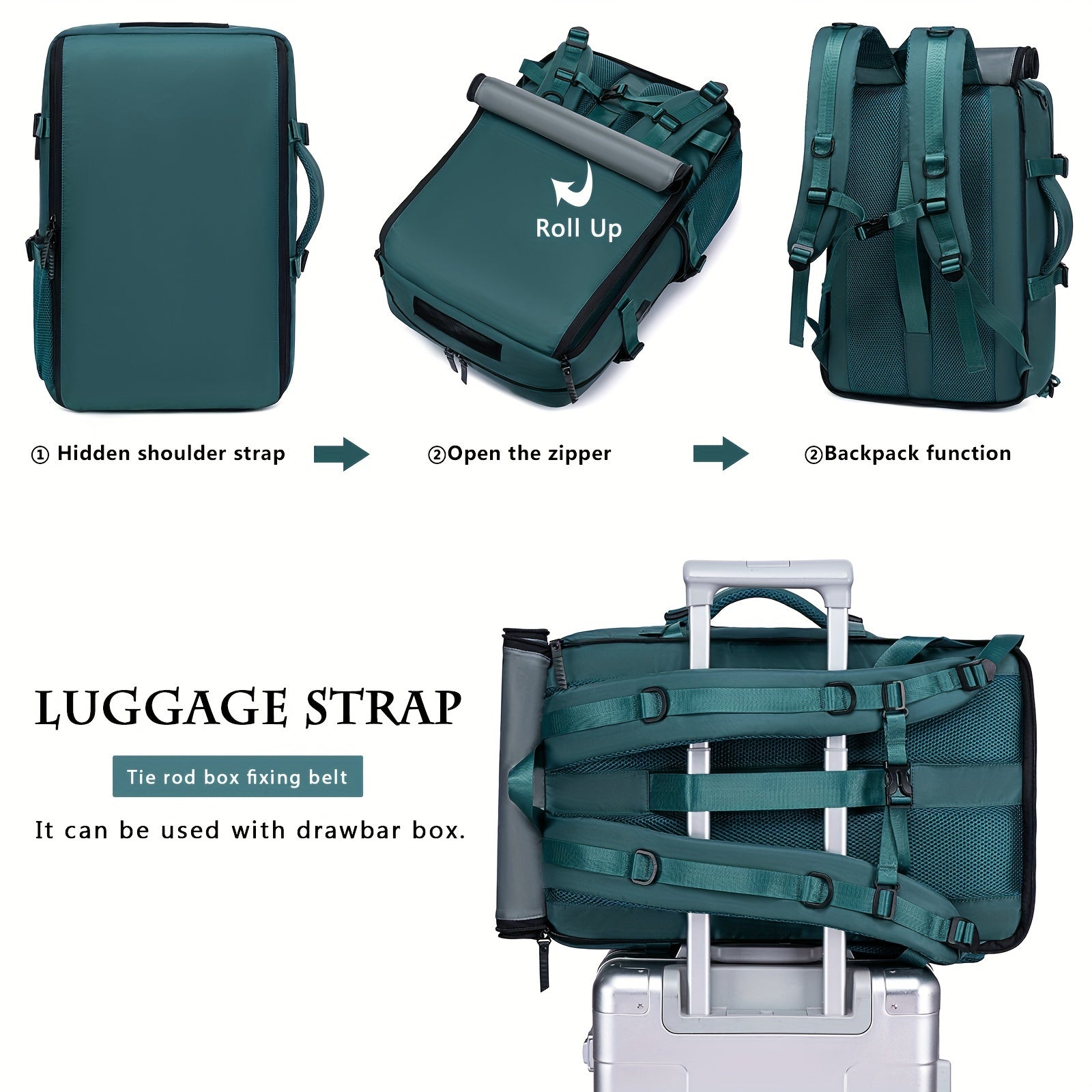 Versatile Large-Capacity Backpack for Men & Women - Durable Hiking & Camping Bag with Shoe Compartment, USB Charging Port, and Multiple Pockets - Ideal for Business and Personal Gifts, Camping Backpack