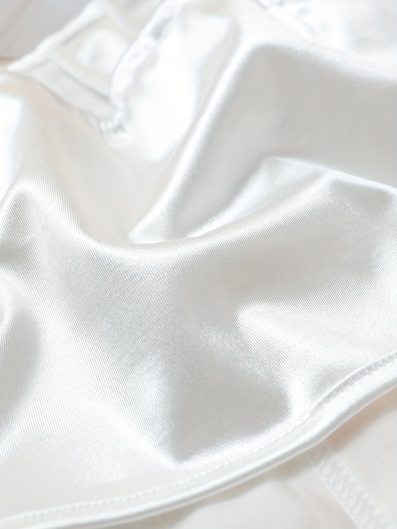 Chic Light Purple Satin Corset Crop Top .