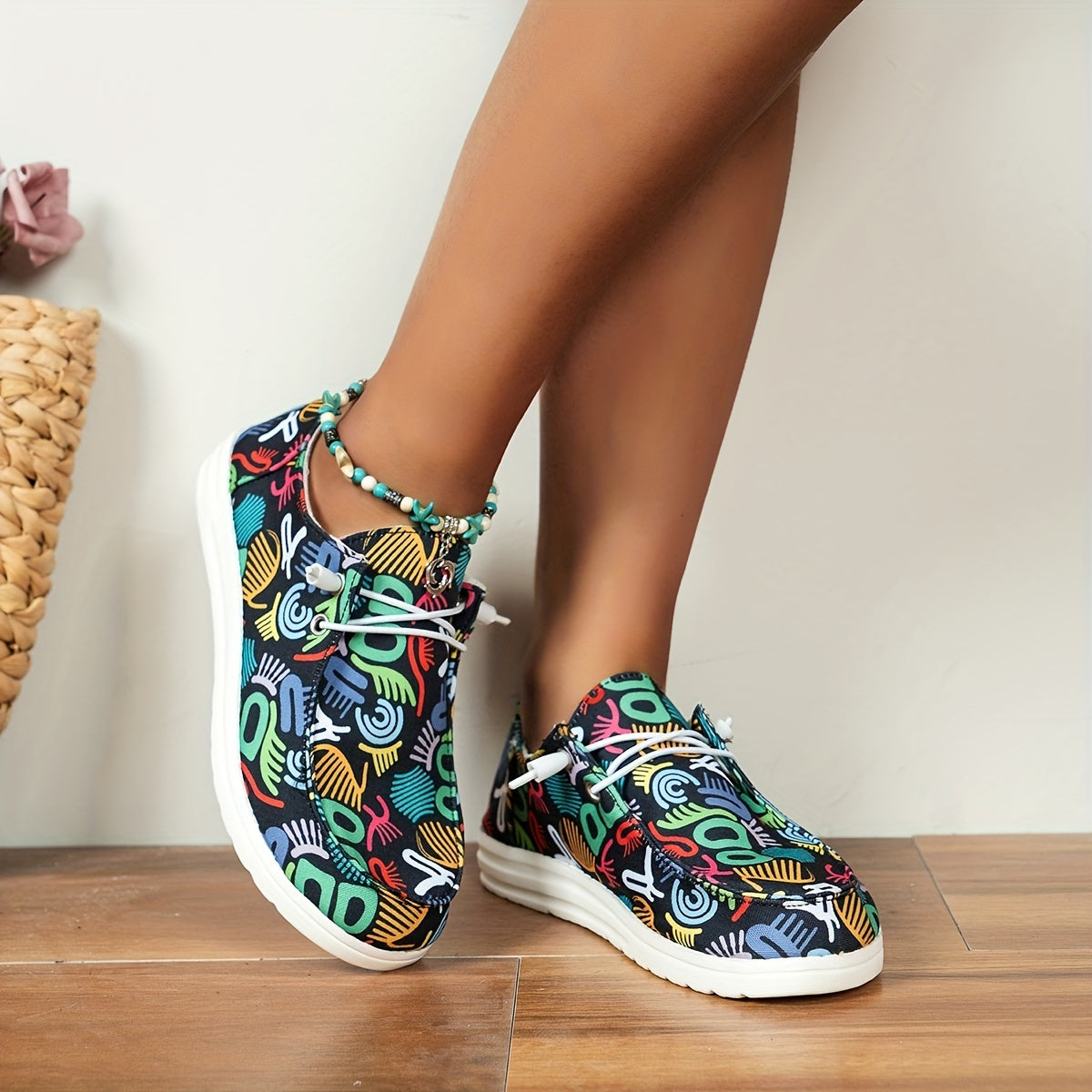 Women's Trendy Canvas Shoes,/MH