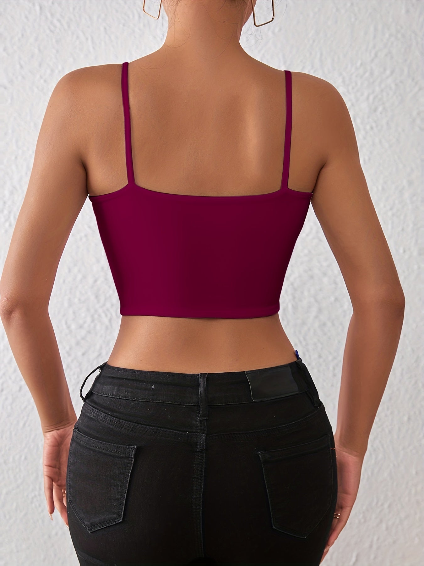 Women's Tank Top Solid Color Cami Tank Top