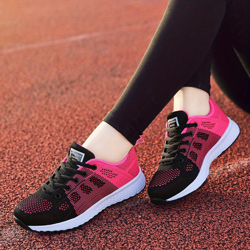 Women's Flying Woven Breathable Running Training Shoes, /MH