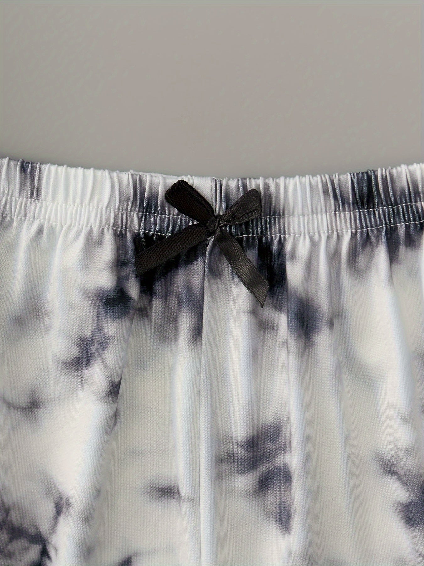 Casual Tie Dye Print Sleepwear, /MH