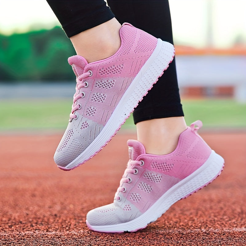Women's Flying Woven Breathable Running Training Shoes, /MH