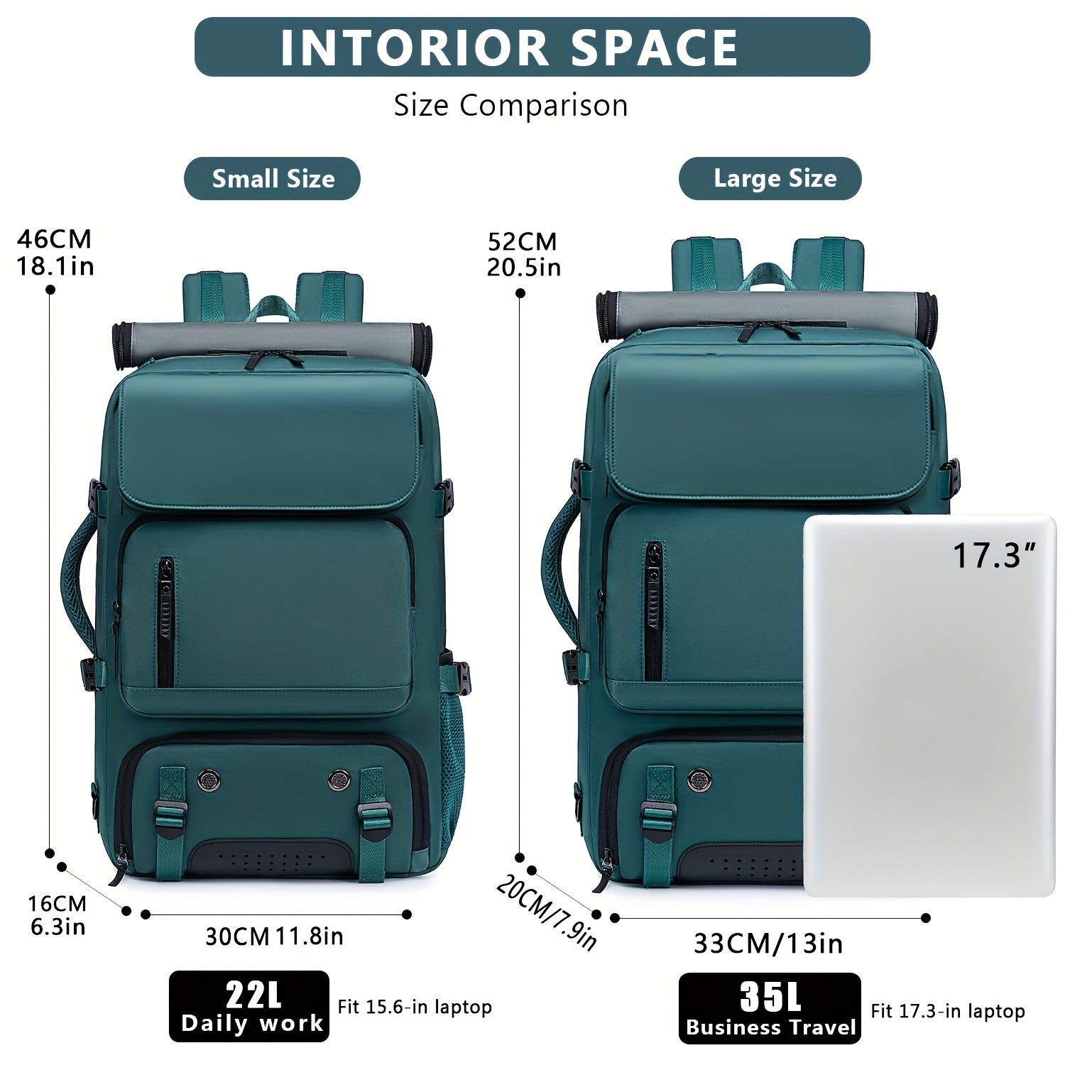 Versatile Large-Capacity Backpack for Men & Women - Durable Hiking & Camping Bag with Shoe Compartment, USB Charging Port, and Multiple Pockets - Ideal for Business and Personal Gifts, Camping Backpack
