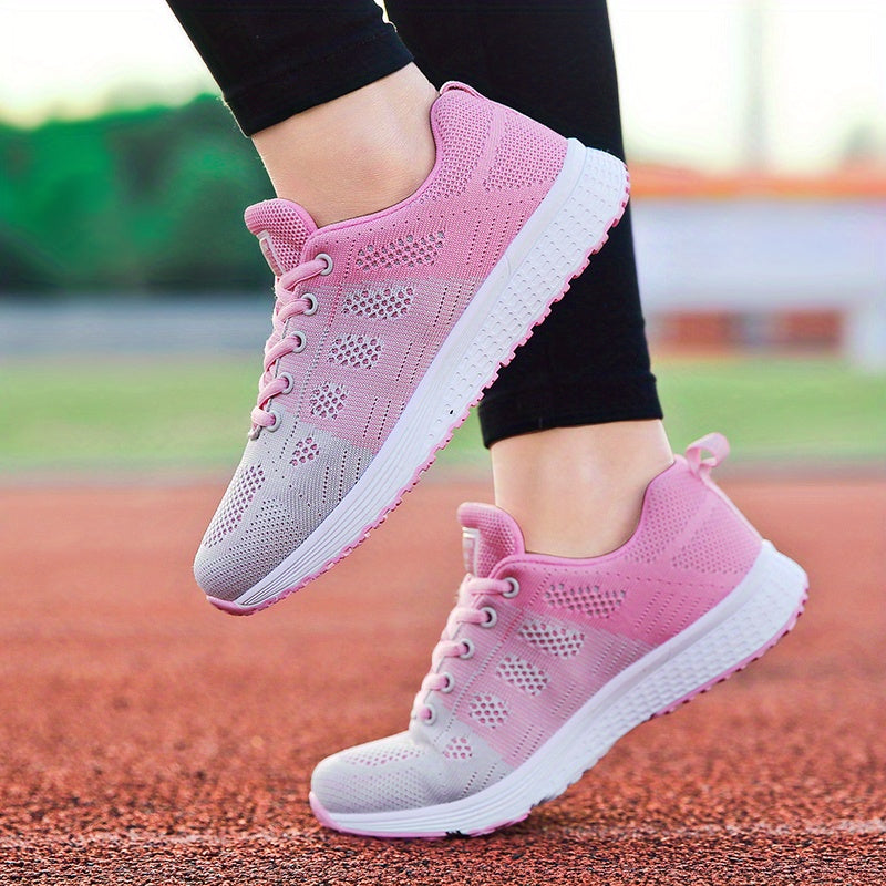 Women's Flying Woven Breathable Running Training Shoes, /MH