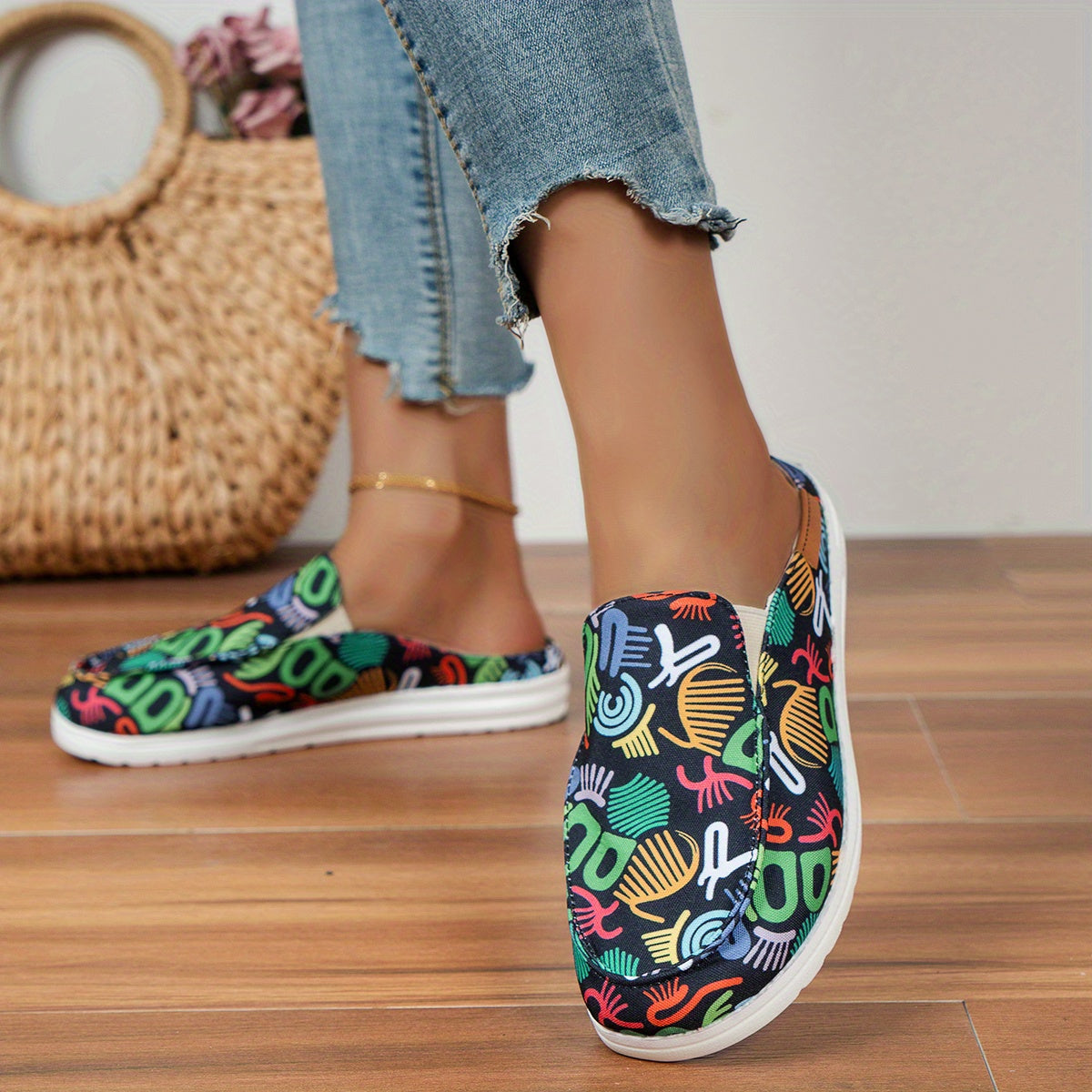 Women's Trendy Canvas Shoes,/MH
