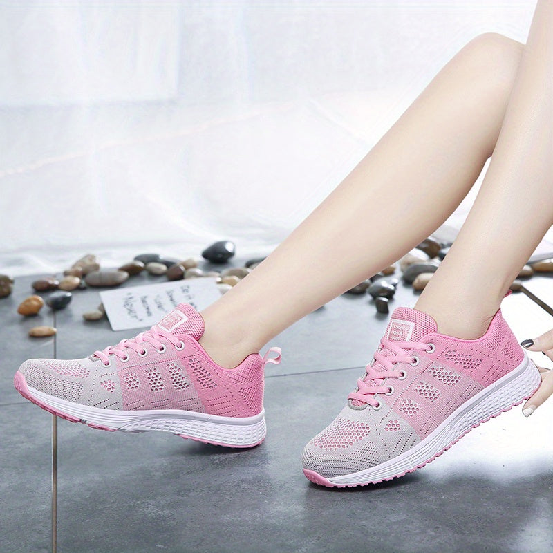 Women's Flying Woven Breathable Running Training Shoes, /MH