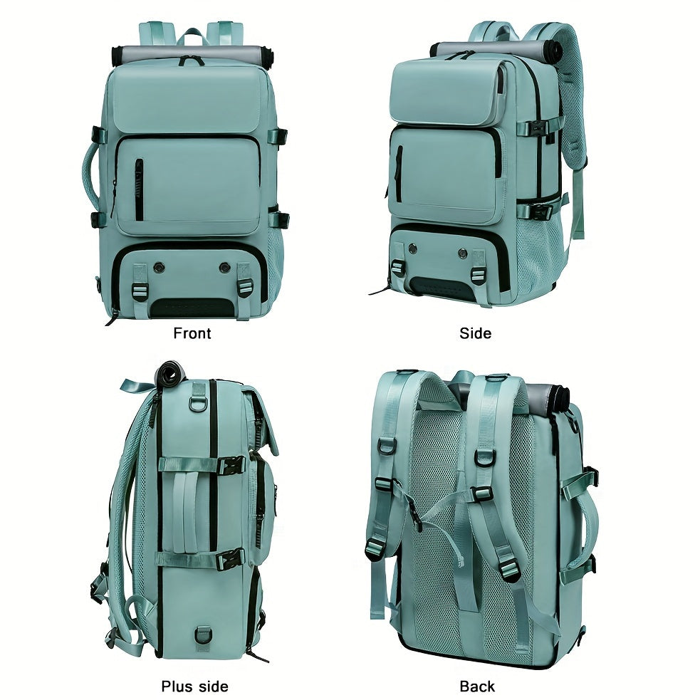 Versatile Large-Capacity Backpack for Men & Women - Durable Hiking & Camping Bag with Shoe Compartment, USB Charging Port, and Multiple Pockets - Ideal for Business and Personal Gifts, Camping Backpack