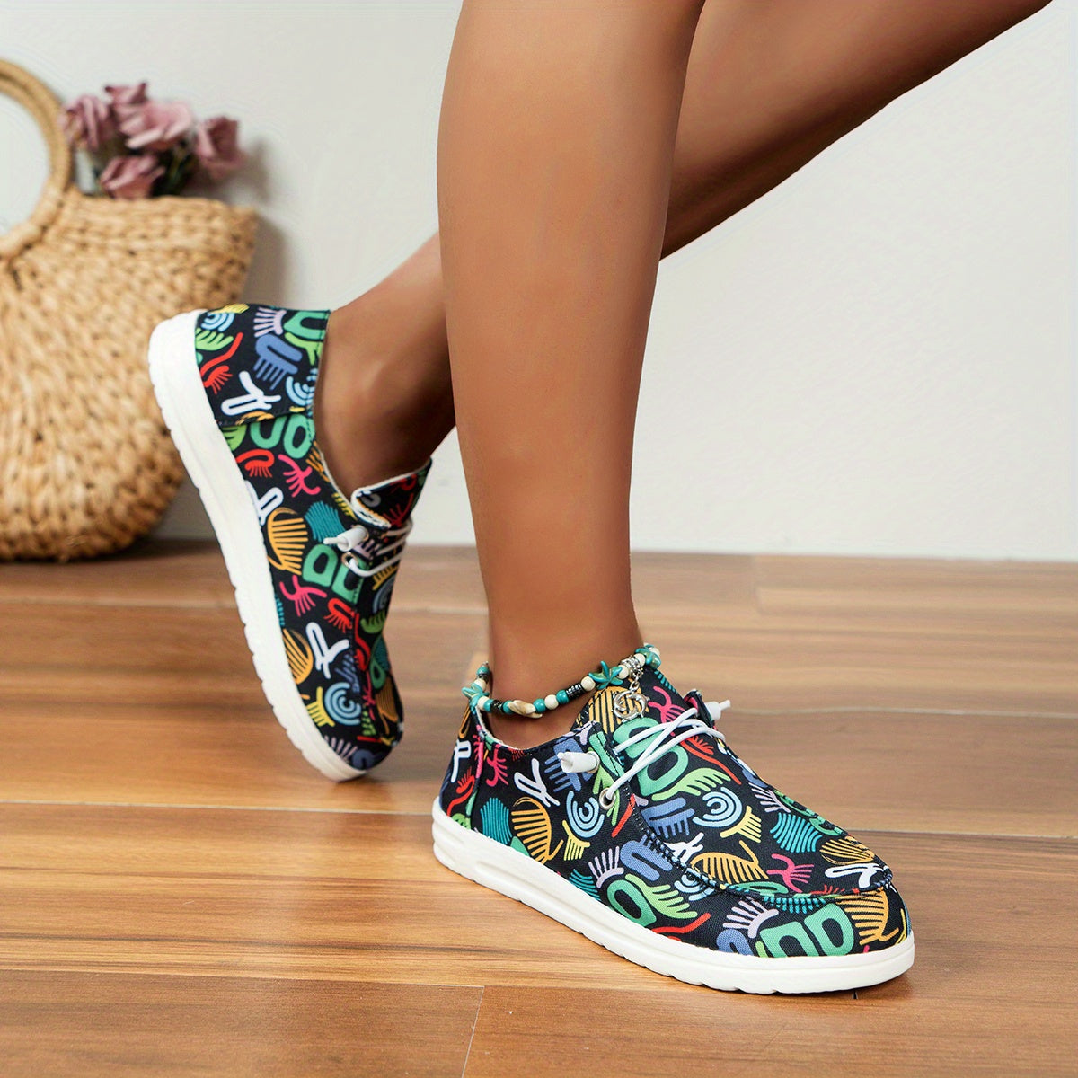 Women's Trendy Canvas Shoes,/MH