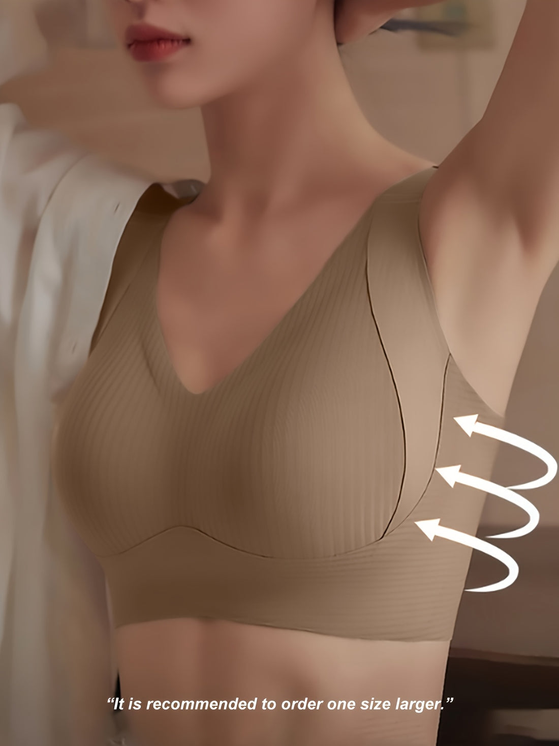 1pc Seamless Wireless Bra, Elegant Solid Color, Breathable & Comfortable Lift, Removable Pads, Ideal for Women'S Lingerie & Sleepwear, Comfortable Sleepwear | Elegant Lingerie | Seamless Construction
