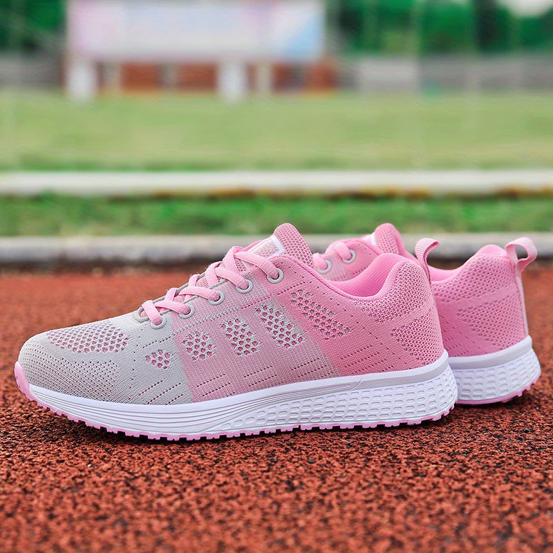 Women's Flying Woven Breathable Running Training Shoes, /MH