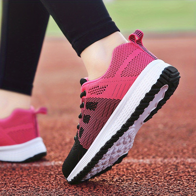 Women's Flying Woven Breathable Running Training Shoes, /MH