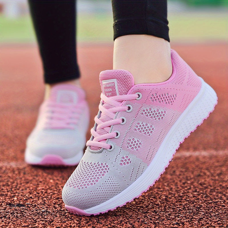 Women's Flying Woven Breathable Running Training Shoes, /MH