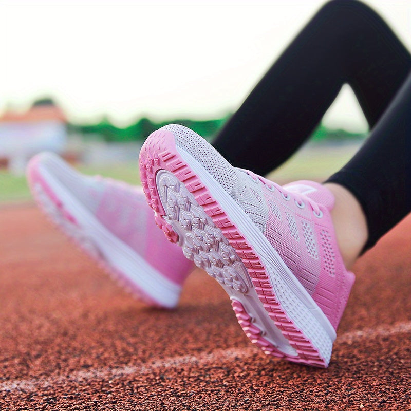 Women's Flying Woven Breathable Running Training Shoes, /MH