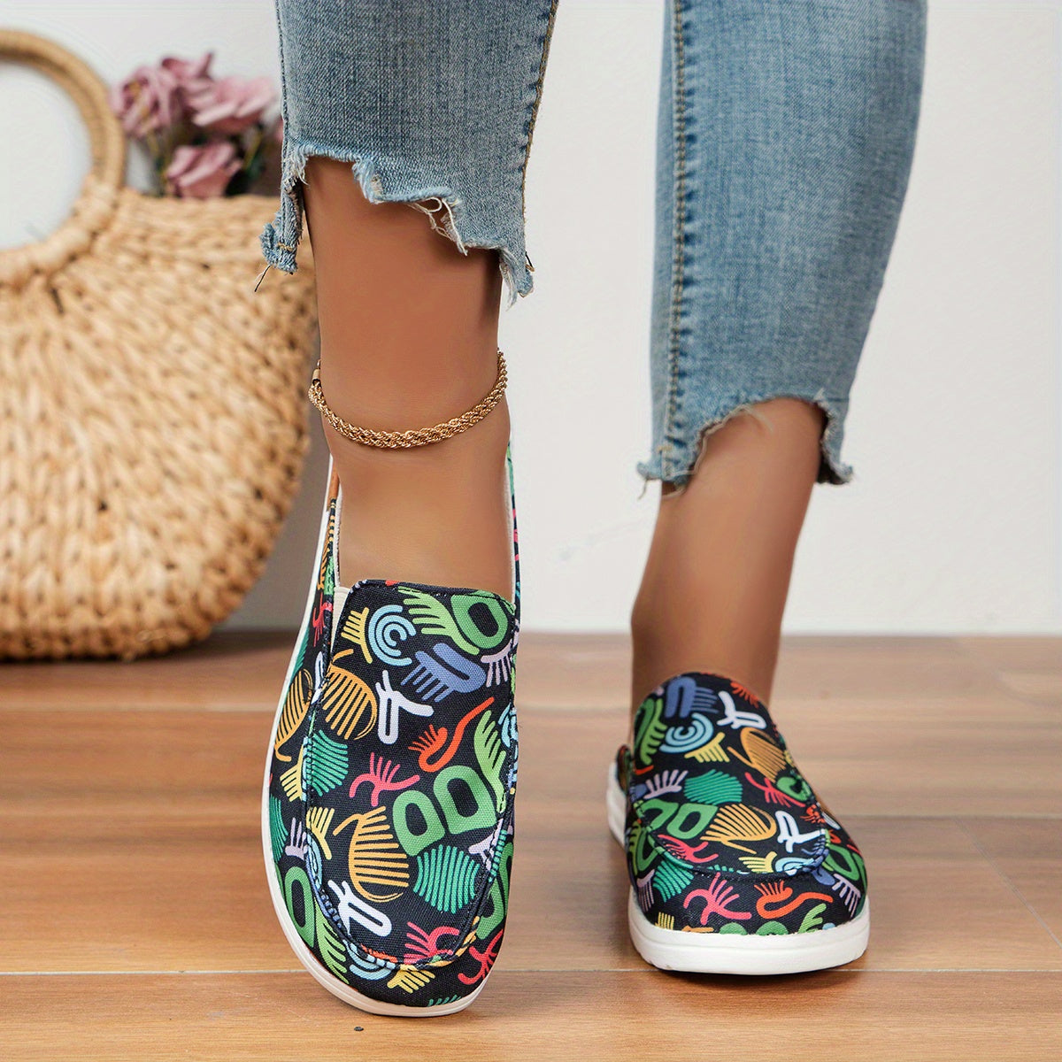 Women's Trendy Canvas Shoes,/MH