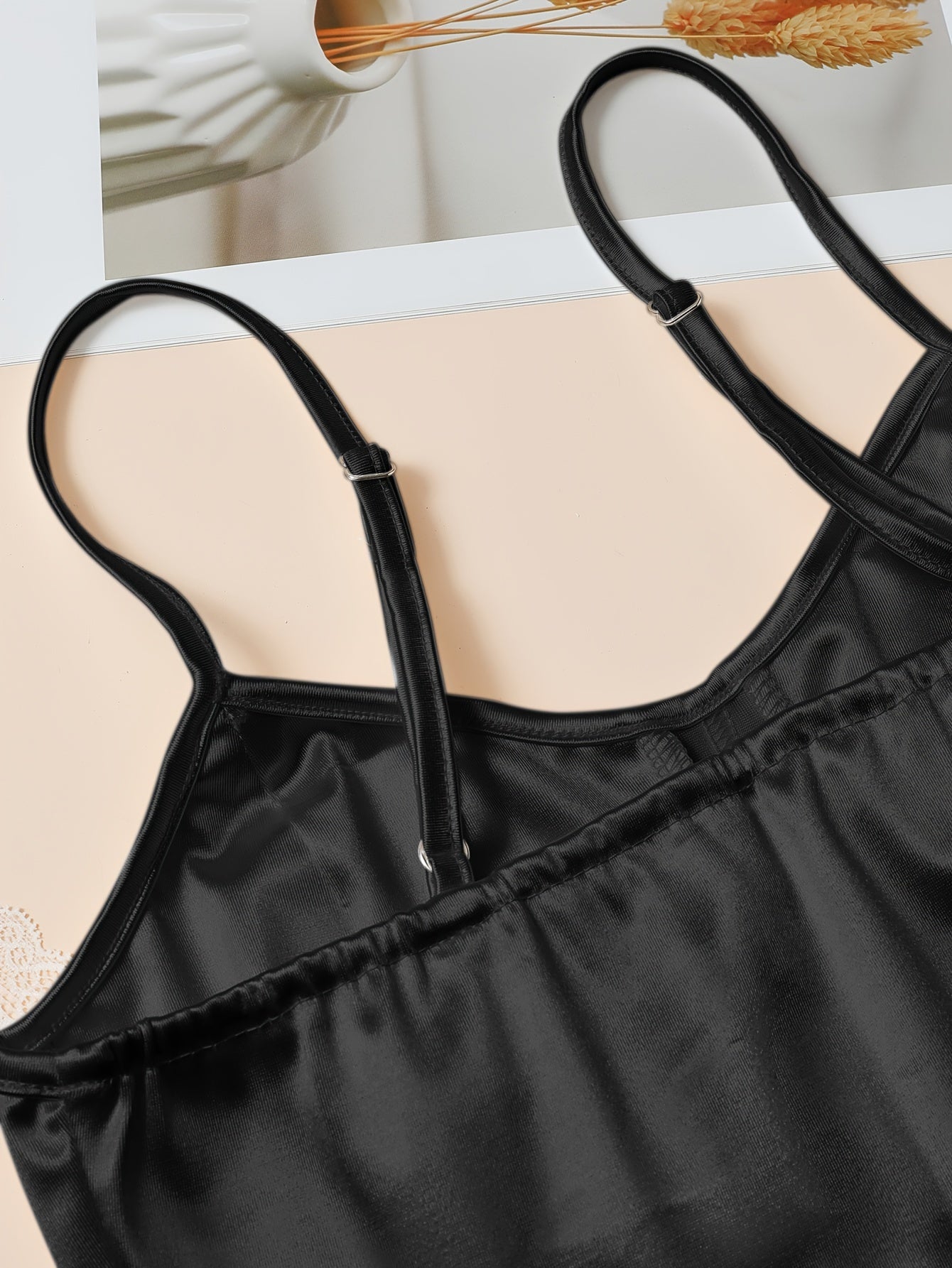 Chic Light Purple Satin Corset Crop Top .
