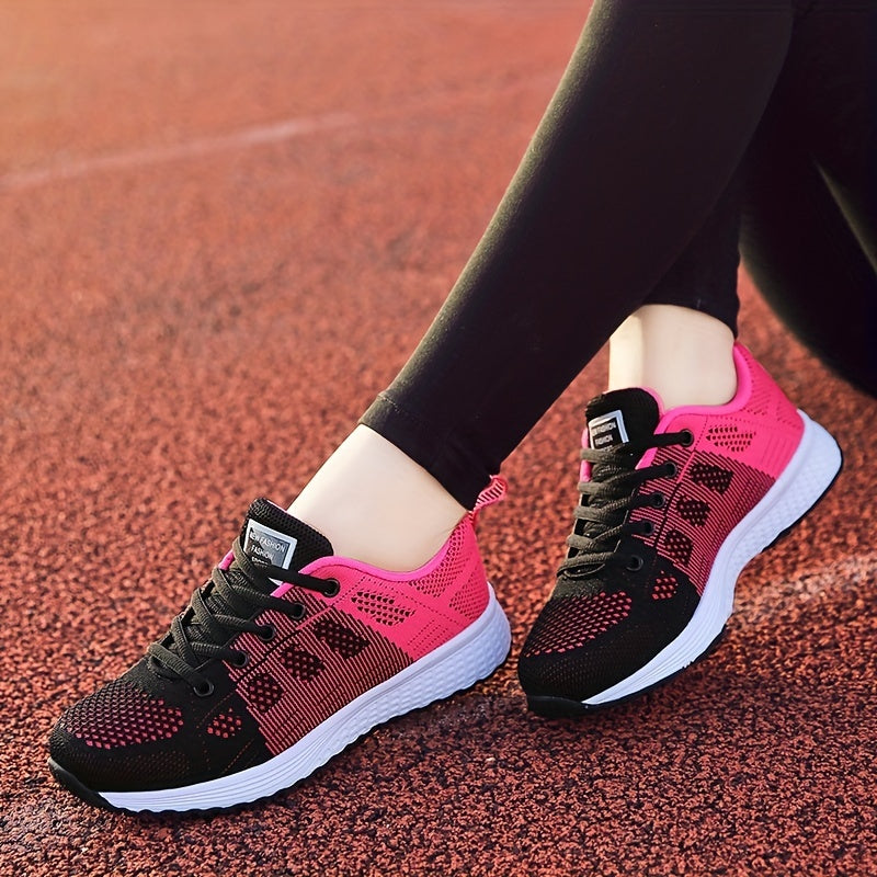 Women's Flying Woven Breathable Running Training Shoes, /MH
