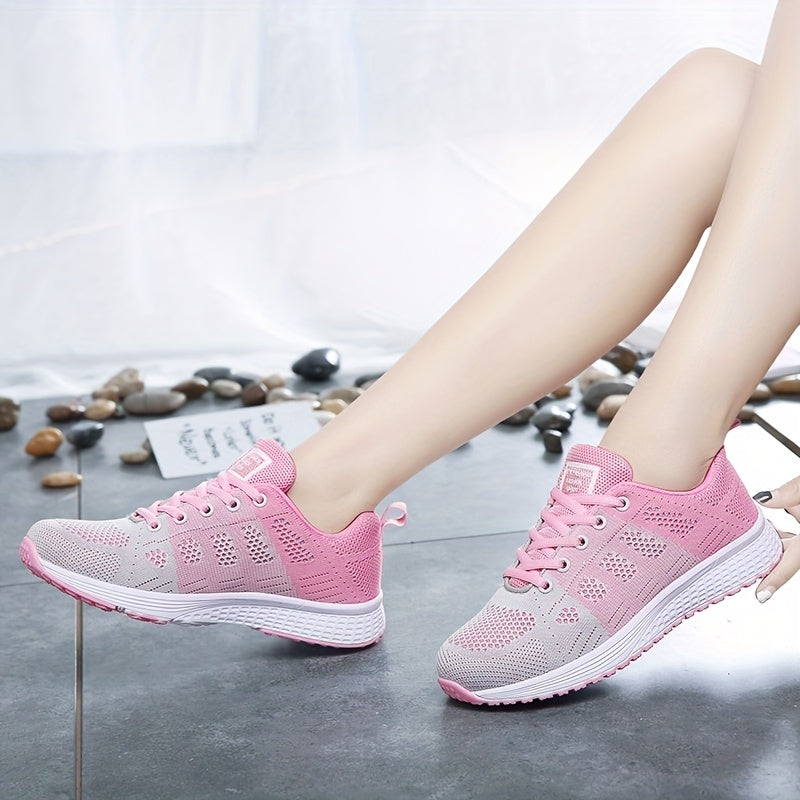Women's Flying Woven Breathable Running Training Shoes, /MH