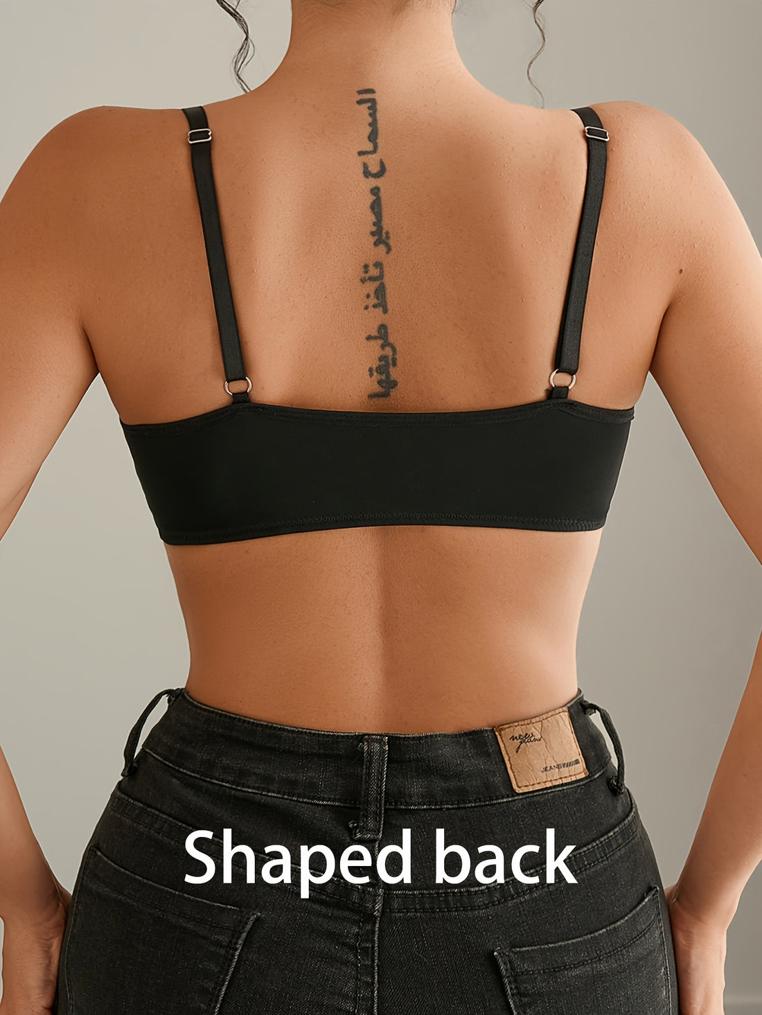 Two-Pack Sexy Contrast Lace Breathable Front-Button Bra with Seamless Back and Thin Straps, Wire-Free Cupless Women's Lingerie