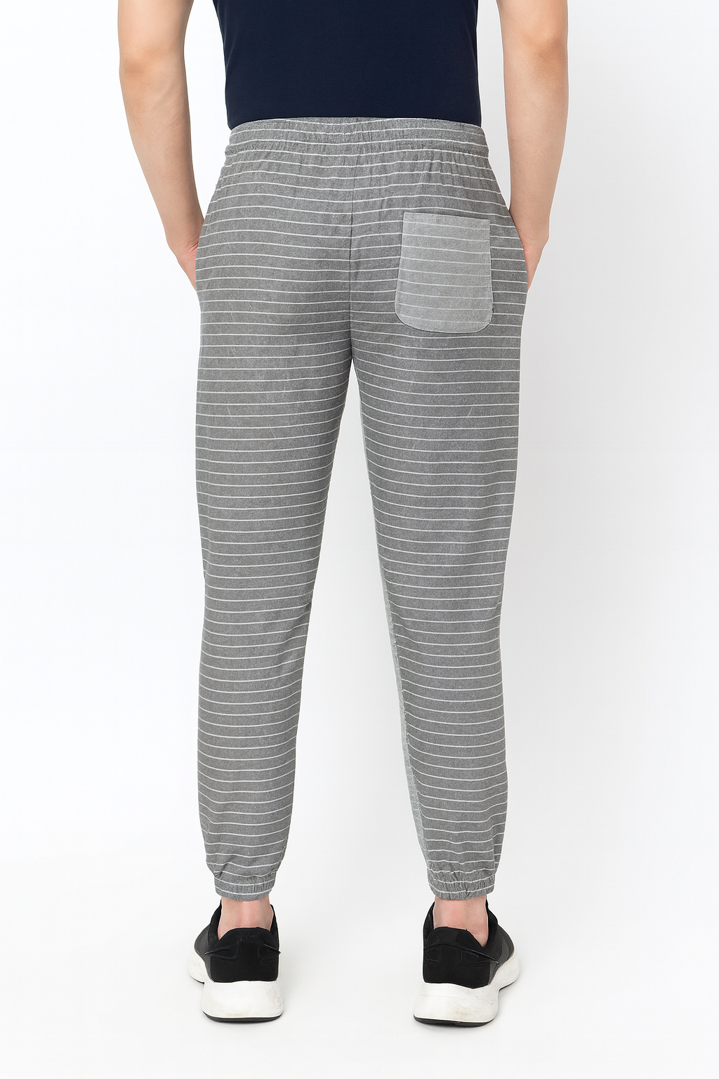 Men’s Grey Striped Jogger Pants. / MH