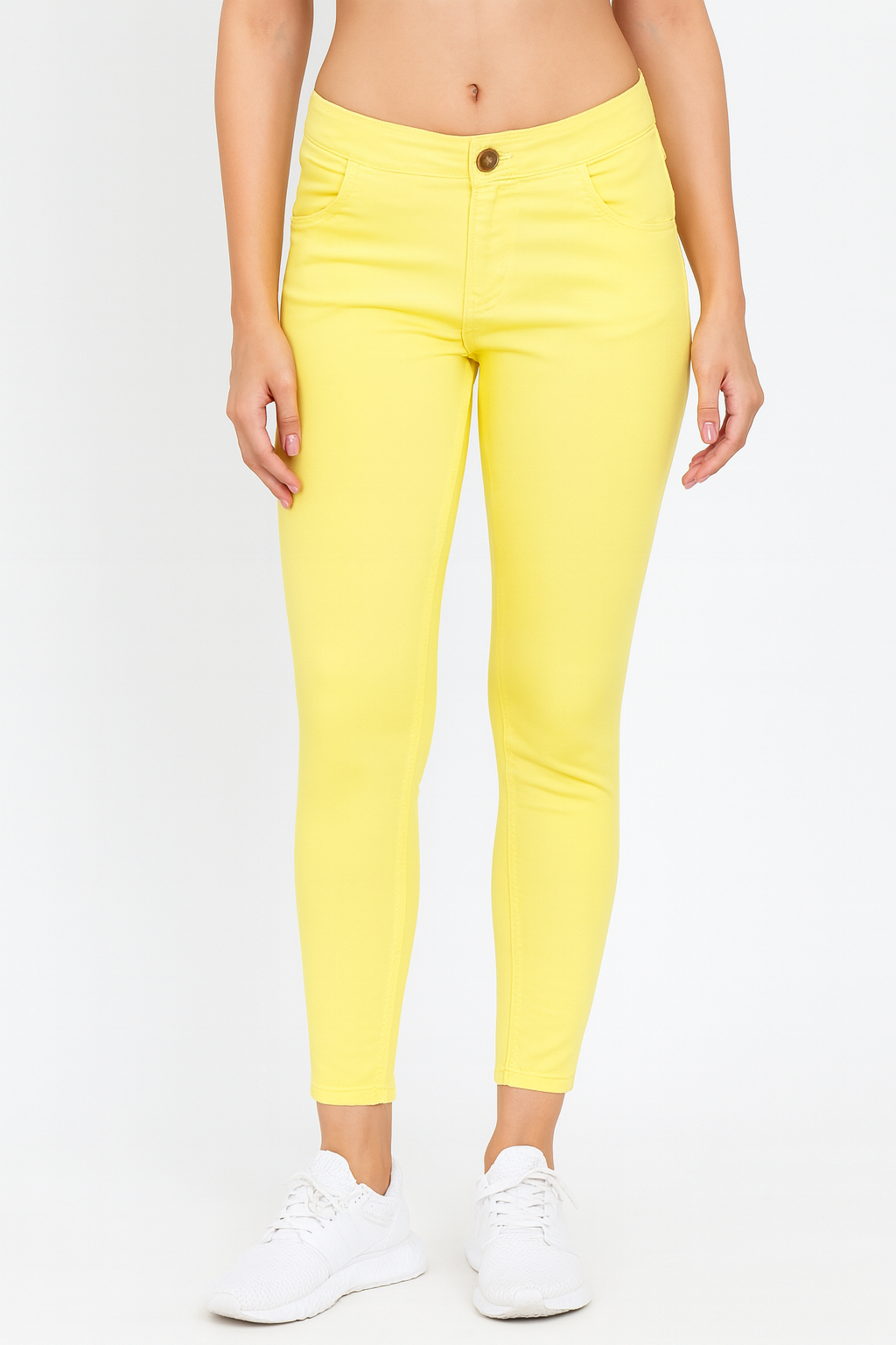 Women’s Slim Fit Belt System Pants – Yellow'/MH