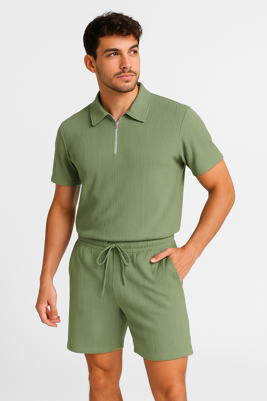 Men's Ridge Zip Polo Co-ord Set I MH