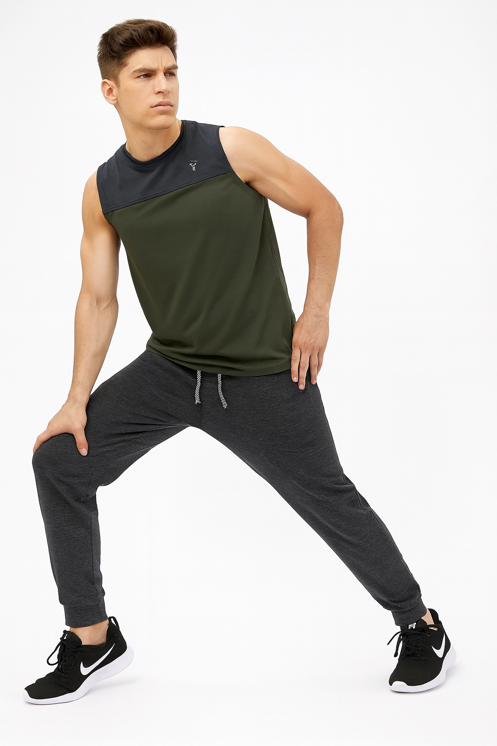 Men’s Classic Charcoal Jogger Pants./ MH