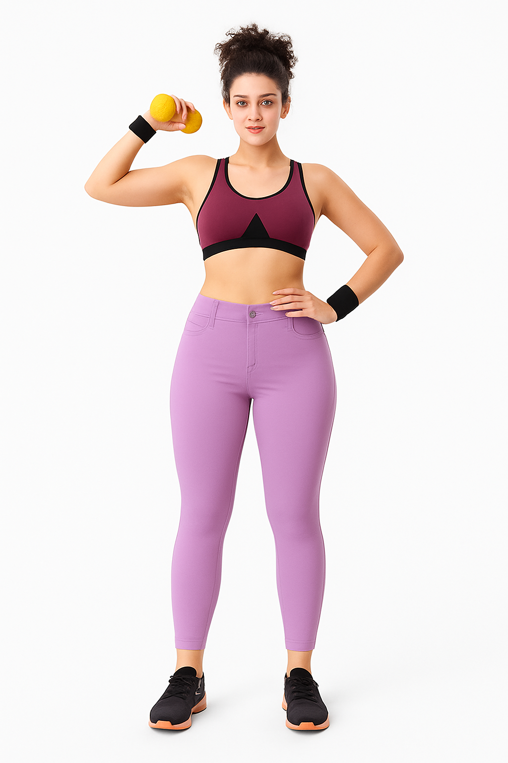 Women’s Slim Fit Belt System Pants – Lavender'/MH