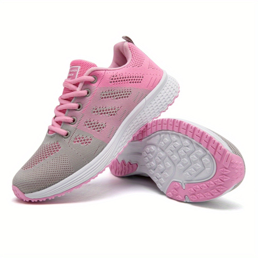 Women's Flying Woven Breathable Running Training Shoes, /MH