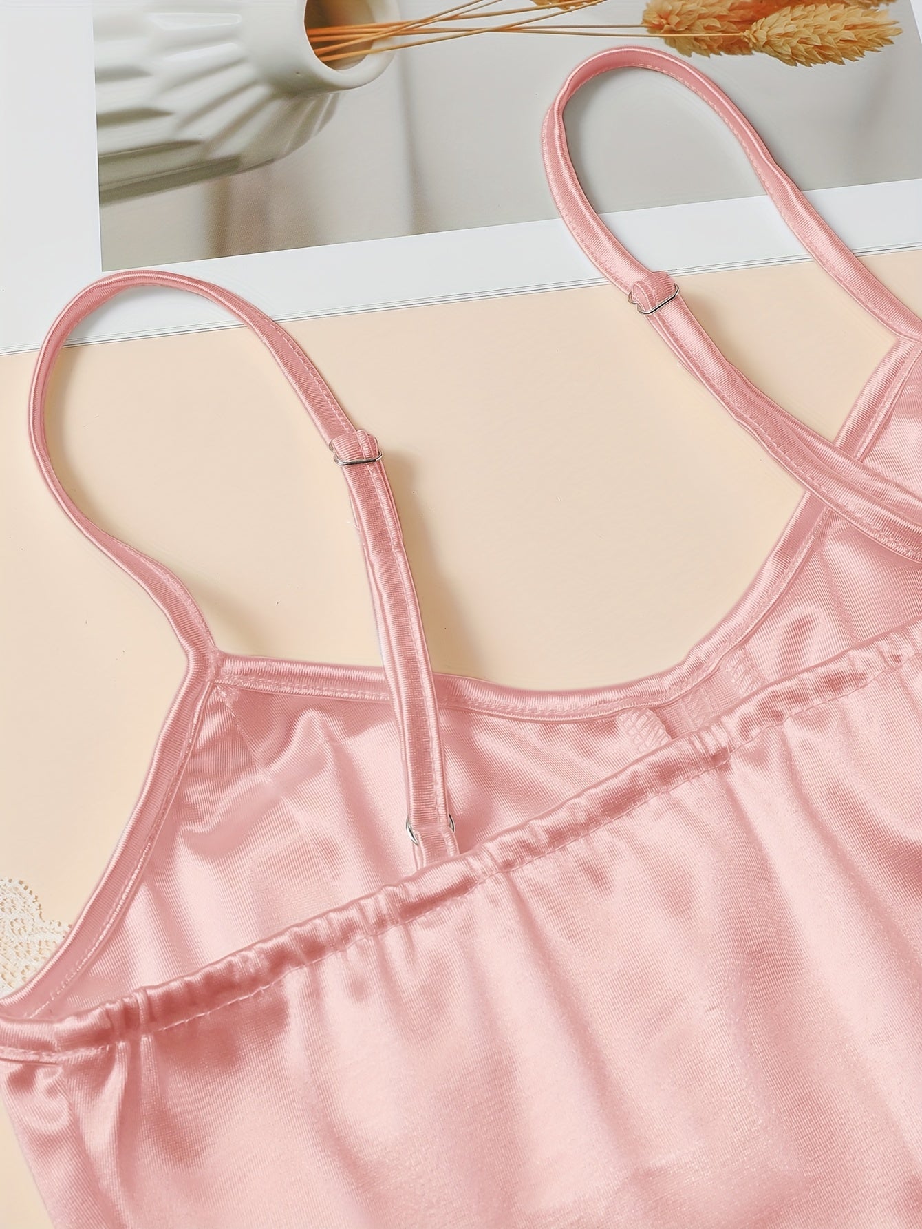 Chic Light Purple Satin Corset Crop Top .