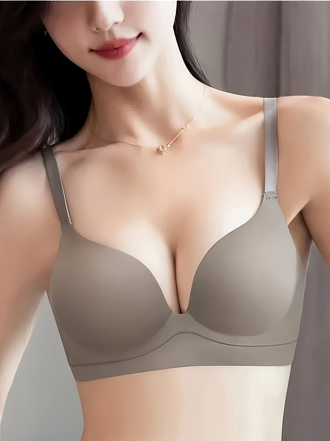 Ladies' Wire-Free Push-Up Bra, /MH