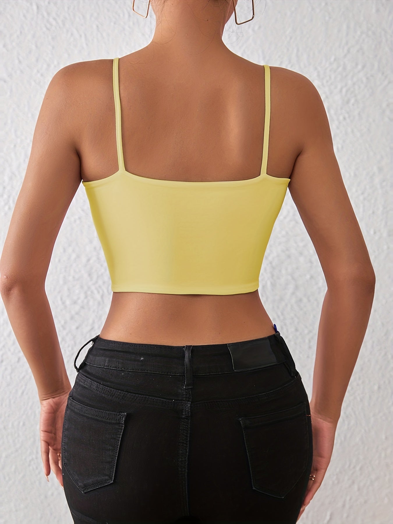 Women's Tank Top Solid Color Cami Tank Top