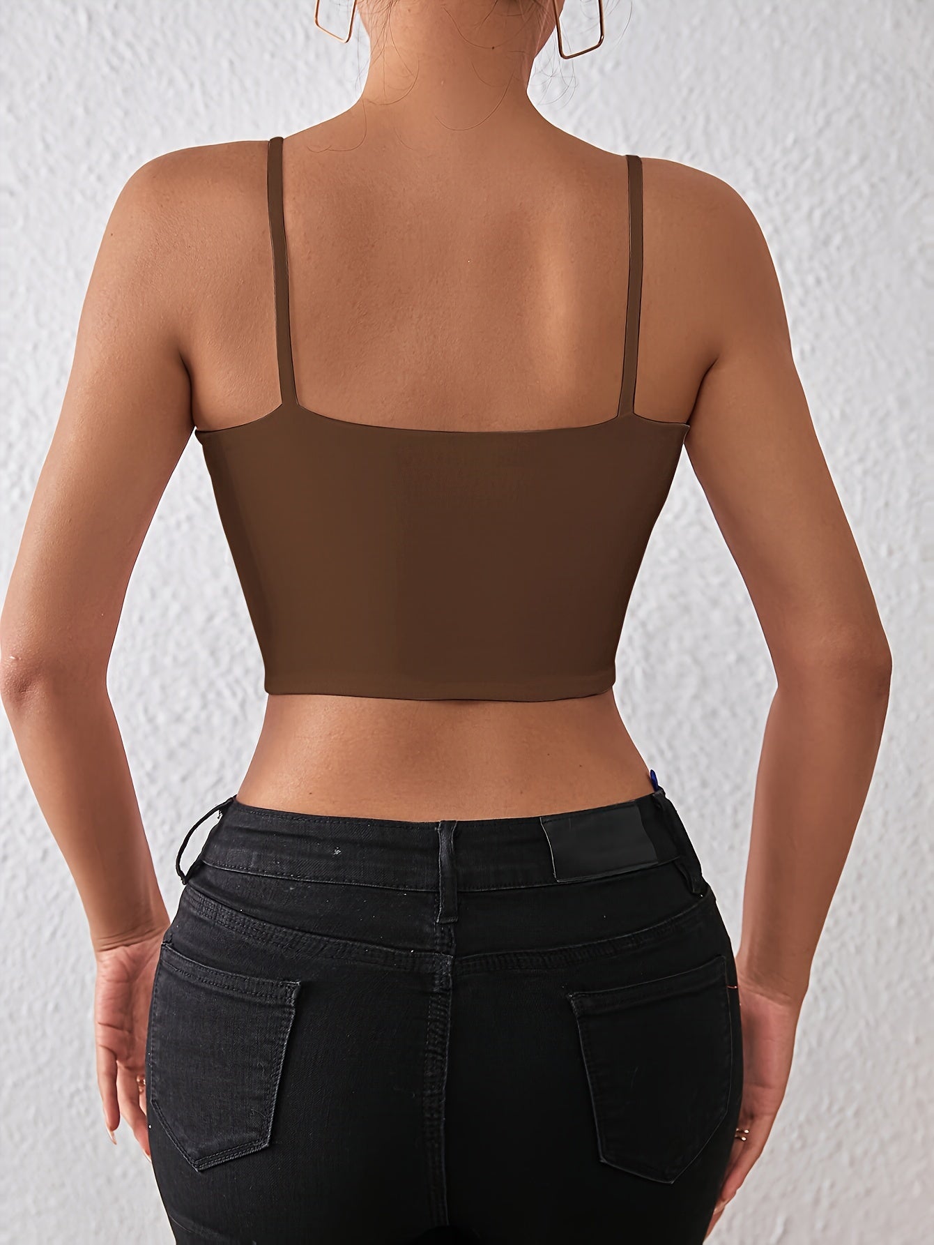 Women's Tank Top Solid Color Cami Tank Top