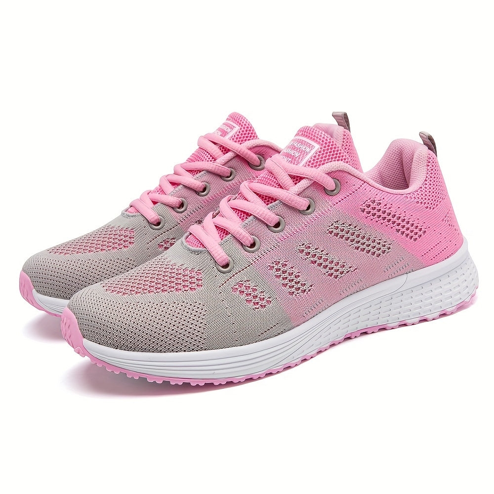 Women's Flying Woven Breathable Running Training Shoes, /MH