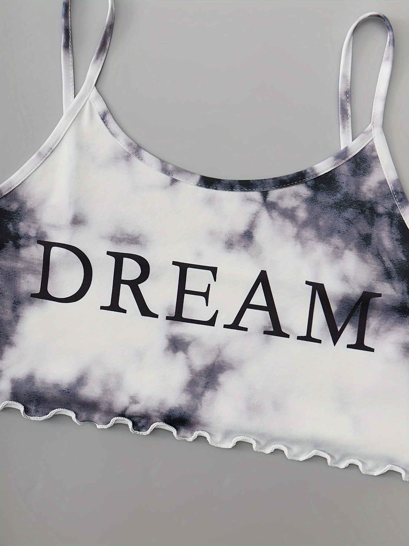 Casual Tie Dye Print Sleepwear, /MH